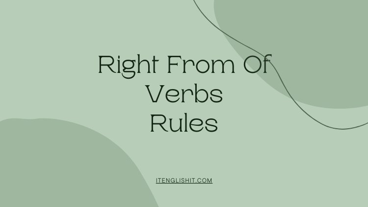 Right Form of verbs Rules for HSC and SSC 204 Update